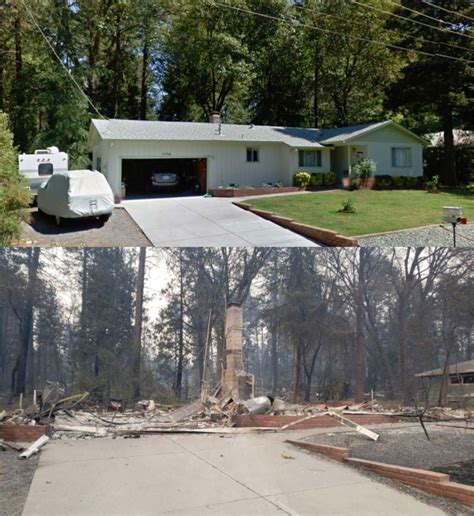 California Before VS. After The Wildfire - Barnorama