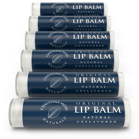 Organic Lip Balm, Natural - Christina Moss Naturals