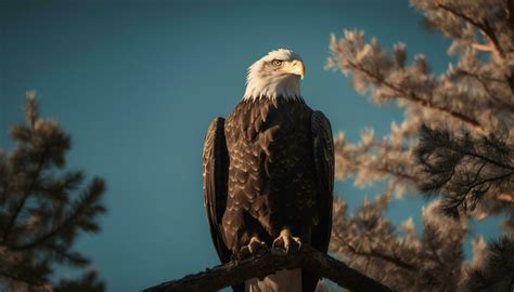 Perched Eagle Stock Photos, Images and Backgrounds for Free Download