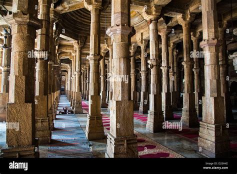 Jama Masjid or Friday Mosque, Ahmedabad, Gujarat, India Stock Photo - Alamy