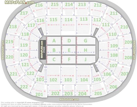 Manchester Arena Seating Plan