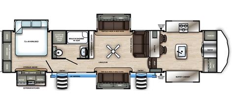 Fifth Wheel Floor Plans With Outside Kitchen – Things In The Kitchen