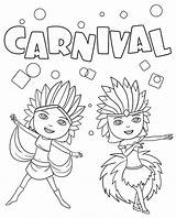 Cute Carnival Coloring Page  Free Printable Pages For Kids sketch template