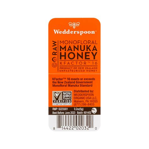 Manuka Honey — Wedderspoon Organic