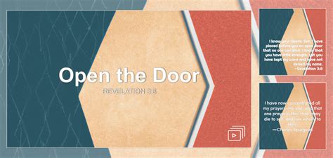 Open the Door Sermon by Sermon Research Assistant, Revelation 3:8 ...