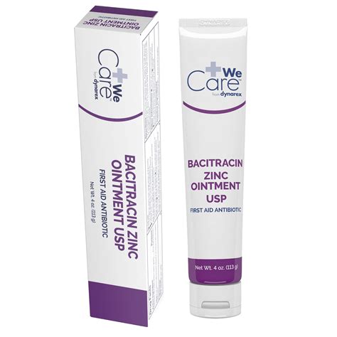 Buy Dynarex Bacitracin Zinc Ointment USP - Wound Healing for Minor Cuts, Itchy Diaper es and ...