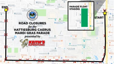 Hattiesburg Caerus Mardi Gras Parade Road Closures, Times & Weather ...