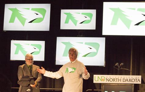 UND "Fighting Hawks" Logo Unveiled | Prairie Public Broadcasting