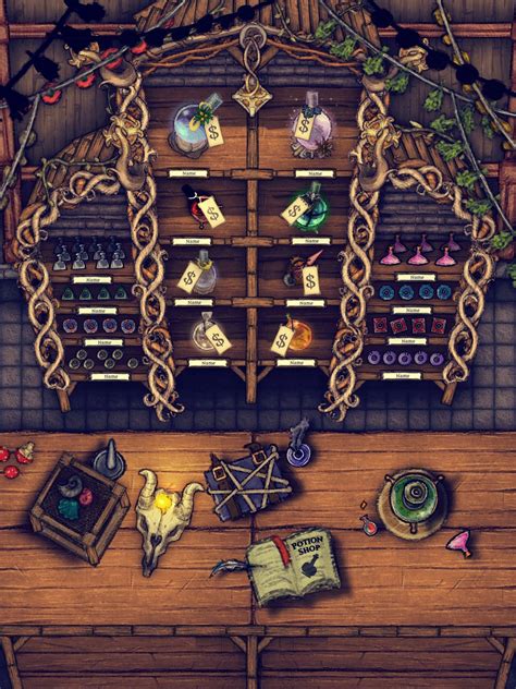 The Potion Shop | Inkarnate - Create Fantasy Maps Online