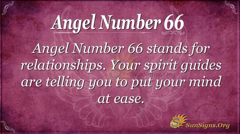 Angel Number 66 Meaning: How Does It Affect Your Relationships? - SunSigns.Org