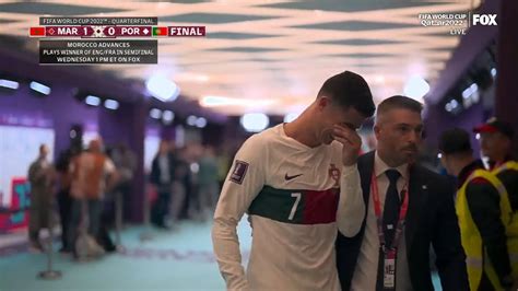 Video: Cristiano Ronaldo breaks down in tears after World Cup upset