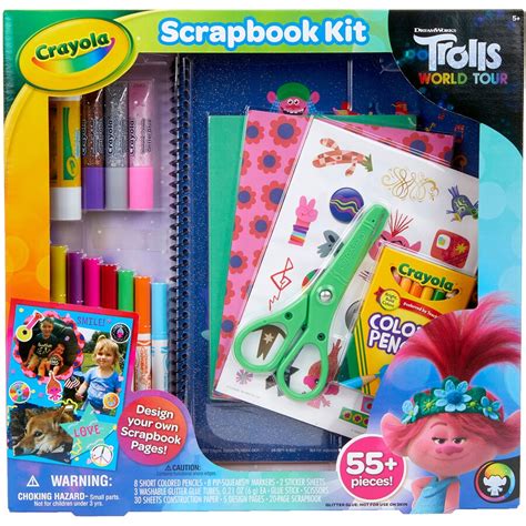 Crayola Trolls World Tour Scrapbook Kit: Trolls World Tour | BIG W