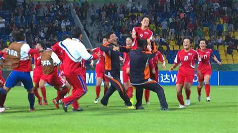 VIDEO - North Korea celebrate wildly after U17 Women's World Cup final ...