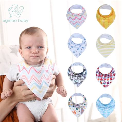 Baby Bandana Drool Bibs 100% Organic Cotton For Drooling Teething ...