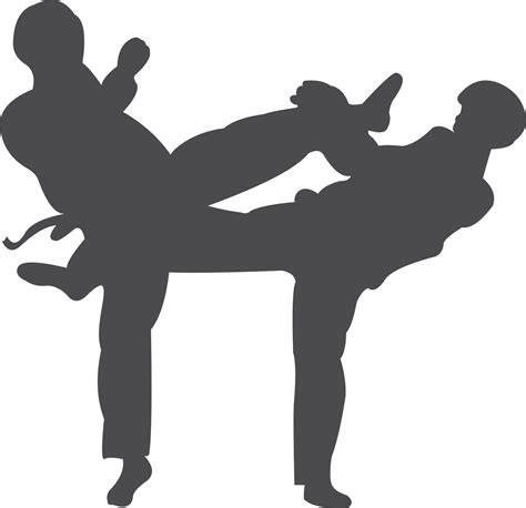 taekwondo silhueta ícone png 22110089 PNG
