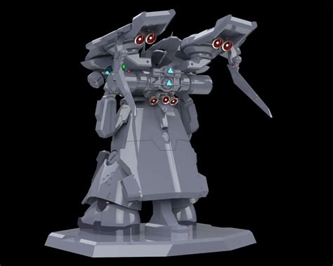 3D file Zaku III Recon Type 1/100 fanart・3D printer design to download・Cults