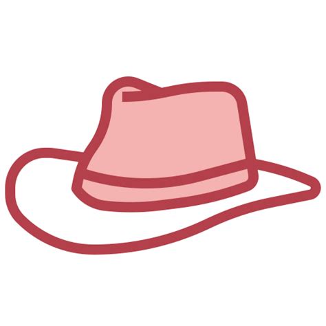 Cowboy hat Surang Red icon