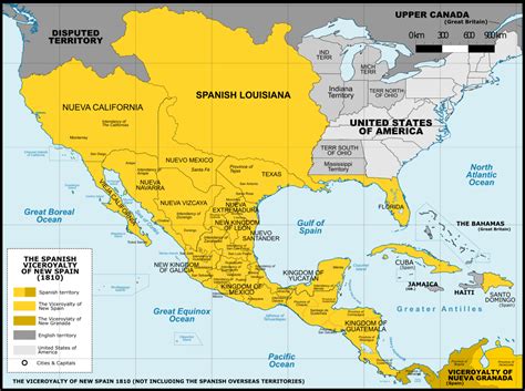 Virreinato de Nueva España - Wikipedia, la enciclopedia libre | Mapa de mexico antiguo ...