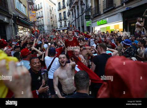 Liverpool fans in Madrid ahead of the Champions League final of ...