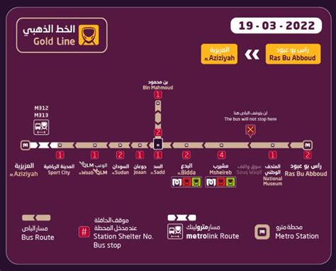 Doha Metro to provide alternative services for Gold Line on two days | The Peninsula Qatar