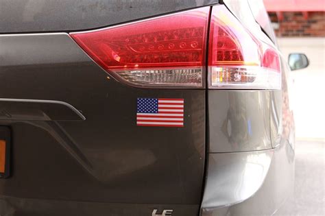 American Flag Magnets 4 Pack Perfect for Car Truck Mailbox or Fridge 3 in x 5 in - Graphics Decals