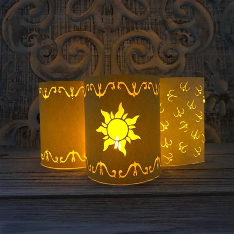 Tangled Lanterns Template