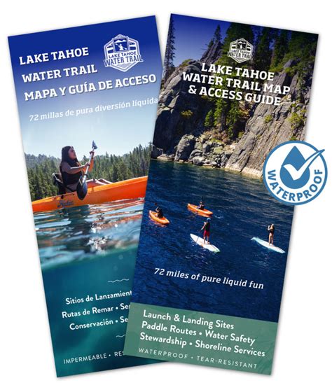 Route Planning and Route Finding Map - Lake Tahoe Water Trail