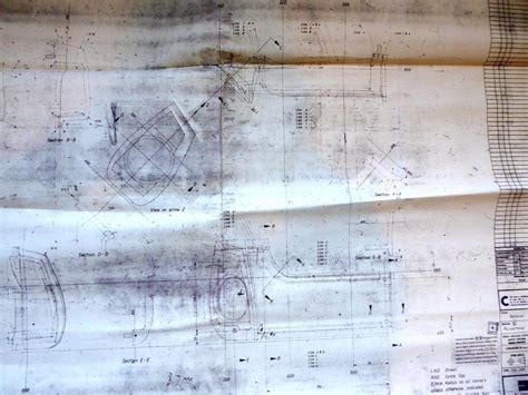 3 DELOREAN Car BLUEPRINTS- 1 is for Door (Recess Panel) & 1 is for Cassette Box | #1912281240