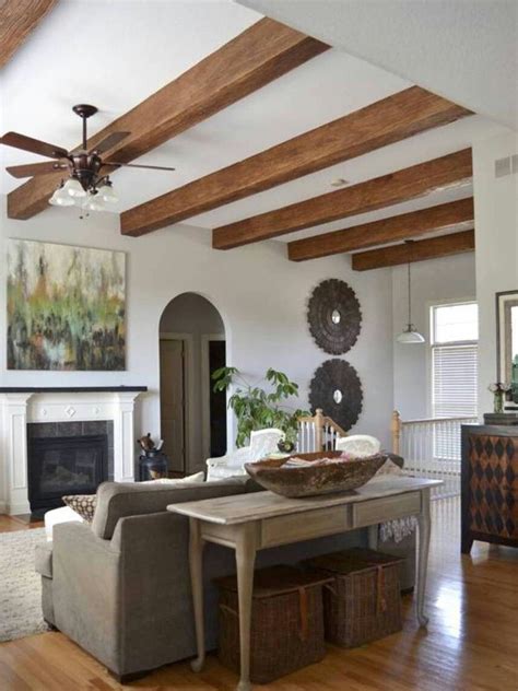 Beautifying Your Home With Wood Beams Ceiling - Ceiling Ideas