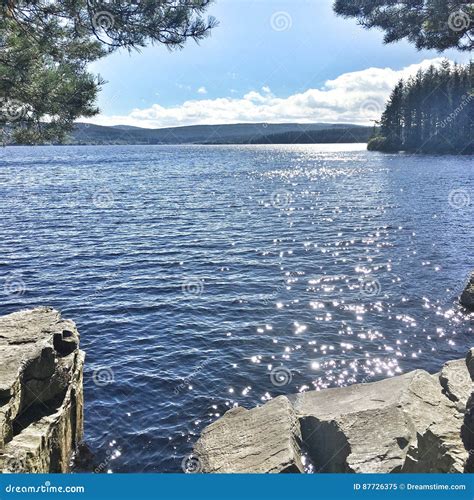 Kielder Reservoir stock image. Image of kielder, glistening - 87726375