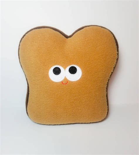 Toast Plush Food Plush Toast Play Food Plush Bread | Etsy