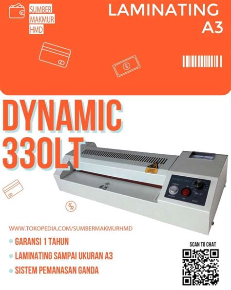 Jual Dynamic 330lt Mesin Laminating A3 Di Seller Halers - Kapuk, Kota Jakarta Barat | Blibli