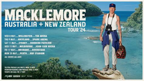 Macklemore Announces Tour of Australia for May 2024 | Ticketmaster AU