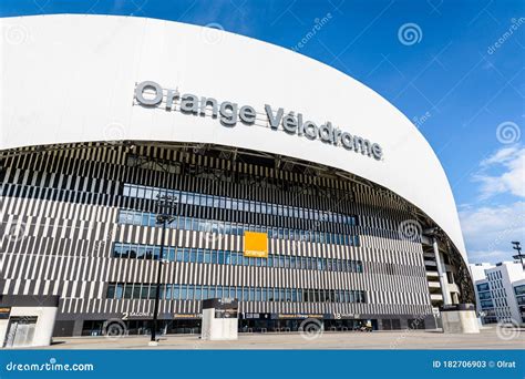 Main Access To the Orange Velodrome Stadium in Marseille, France Editorial Stock Photo - Image ...