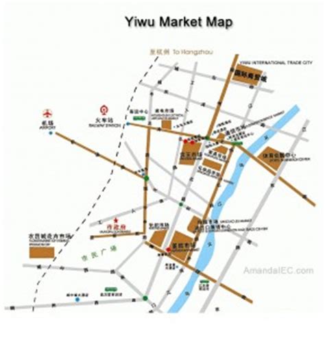 Yiwu maps | AMANDA INTL GROUP in Yiwu China