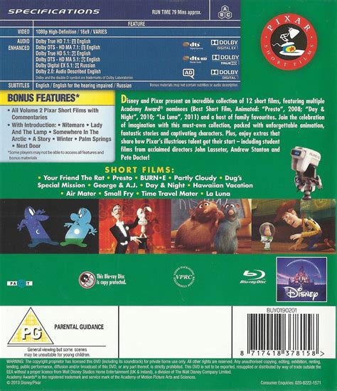 Pixar Short Films Collection Vol.1 720p BluRay X264-DON ((HOT))