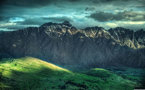 Download Image A magnificent aerial view of snow-covered New Zealand ...