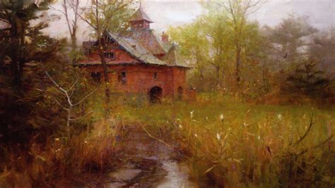 Richard Schmid - Vermont Spring | Landscape paintings, Landscape art ...