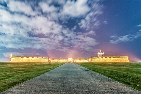 El Morro at Night Photograph by Tim Sullivan