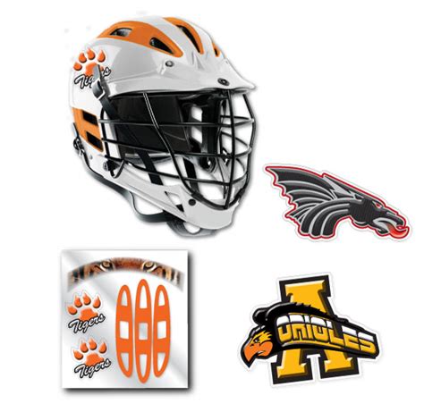 Lacrosse Helmet Decals – Team Pride Awards