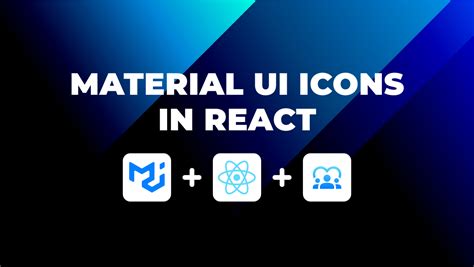 Material UI Icons in React | Refine