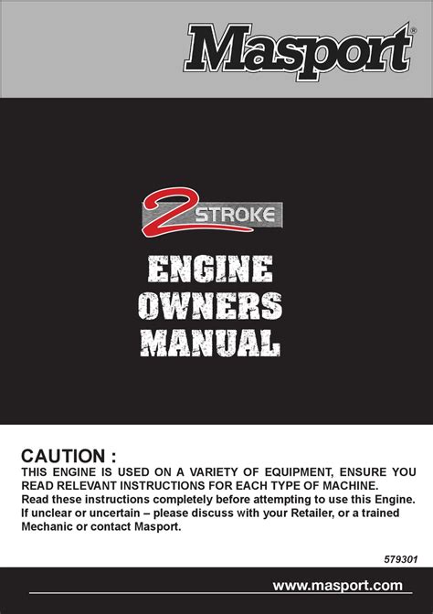 MASPORT 2 STROKE OWNER'S MANUAL Pdf Download | ManualsLib