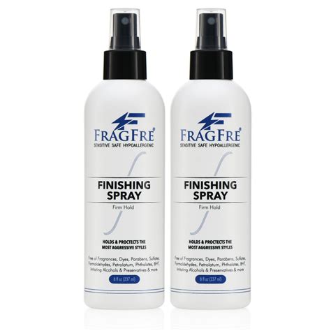 Hair Finishing Spray Soft Hold Vegan Hair Spray for Sensitive Skin 2pk – FRAGFRE®