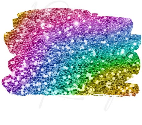 BACKGROUND Single Rainbow Glitter Digital download | Etsy