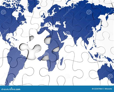 World Map Puzzle Royalty-Free Stock Image | CartoonDealer.com #22347064