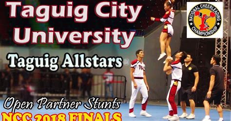 Taguig City University | Taguig All Stars | Open Partner Stunts | NCC ...