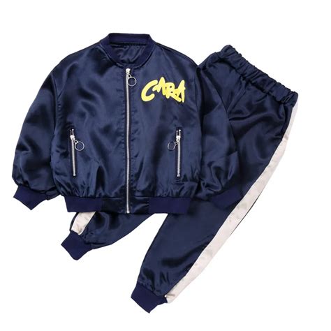 2018 Kids Baseball Uniform Set Baby Girls Spring Suit Children Clothes Infantil Tracksuit Top ...