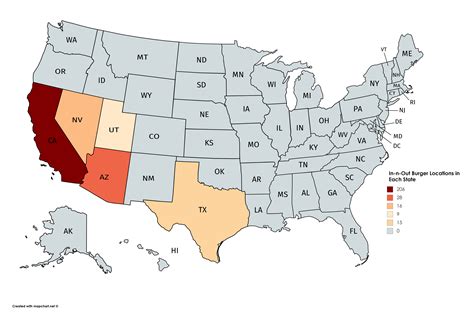 In N Out Locations Map - Map Of Staten