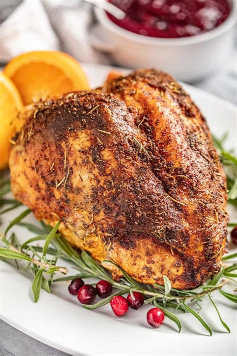 Simple Oven Roasted Turkey Breast - The Stay At Home Chef