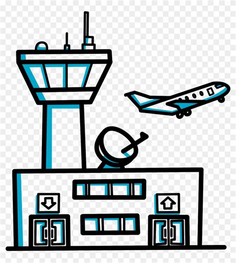 Airport Building Cartoon